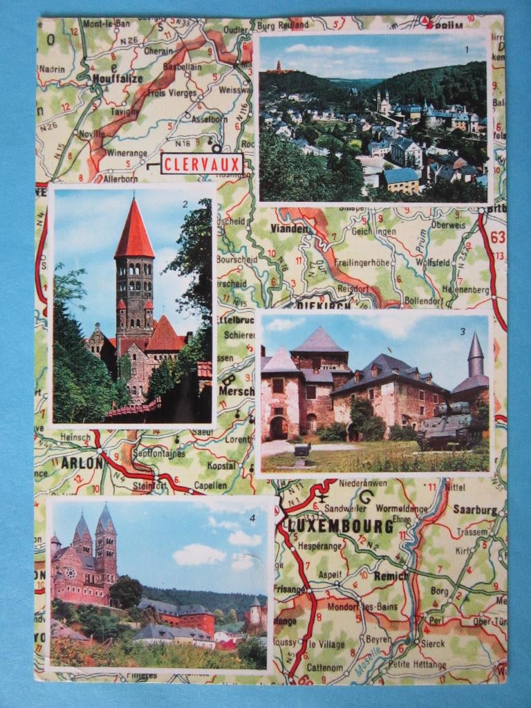 Ansichtkaart: Luxemburg, Groeten uit..., Ophalen of Verzenden, 1960 tot 1980, Gelopen, België en Luxemburg