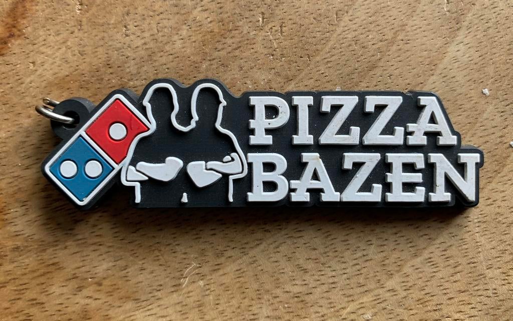 Domino Pizza (Pizza Bazen) SleutelHanger, Ophalen of Verzenden