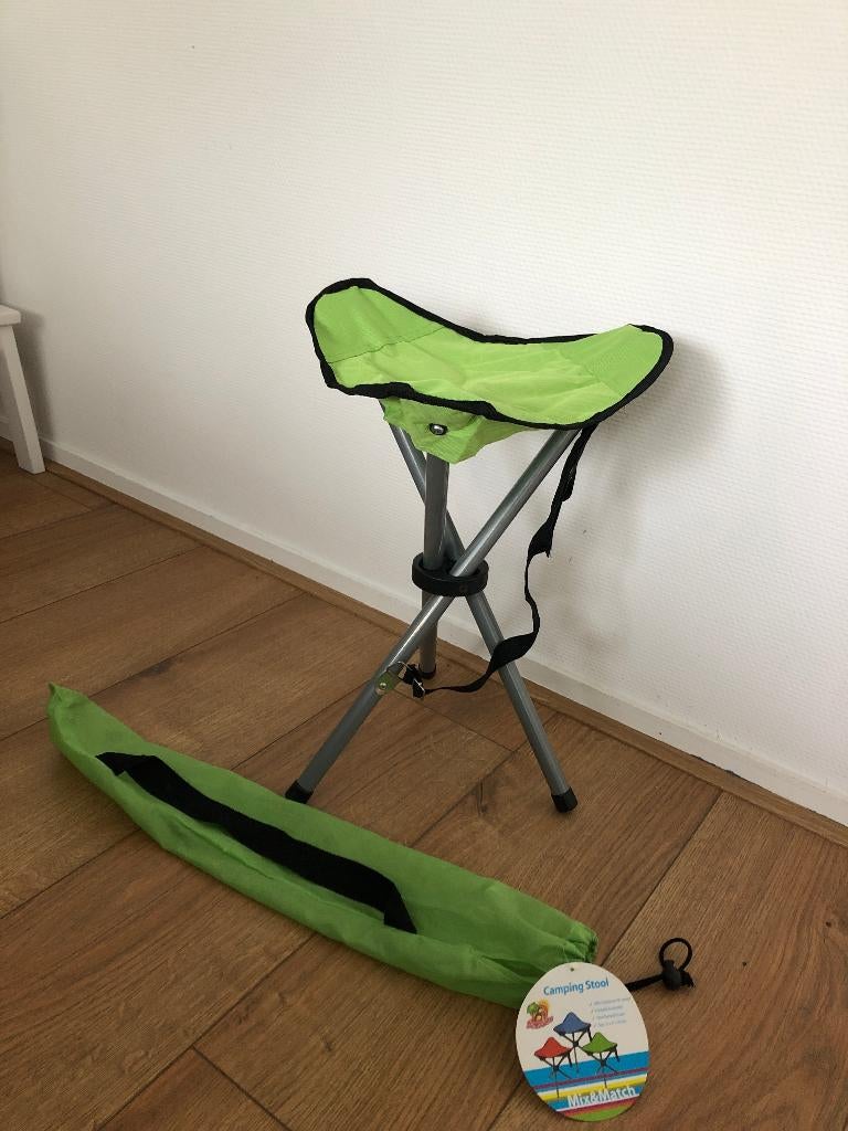 Camping krukje in tas Nieuw! Groen, Ophalen of Verzenden, Nieuw, Campingstoel