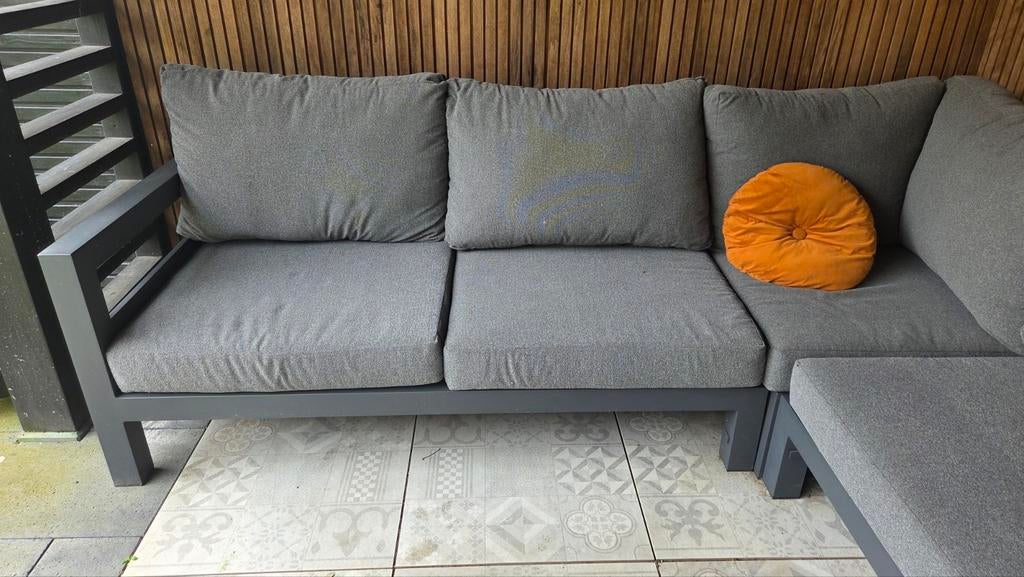 Yoi Midori loungeset met salontafel, Ophalen, Zo goed als nieuw, Aluminium, Bank