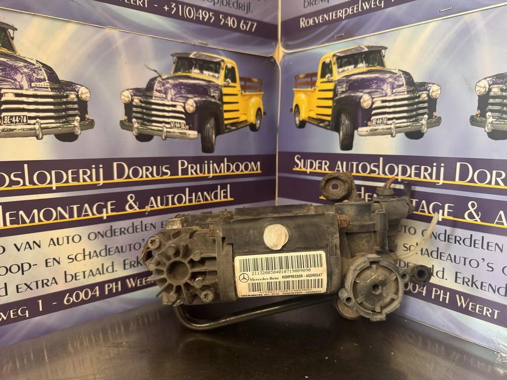 Mercedes E klasse s211 luchtpomp, Gebruikt, Mercedes-Benz AG, Mercedes-Benz, Ophalen of Verzenden