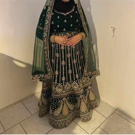 Hennajurk, Ophalen, Gedragen, Groen, Trouwjurk