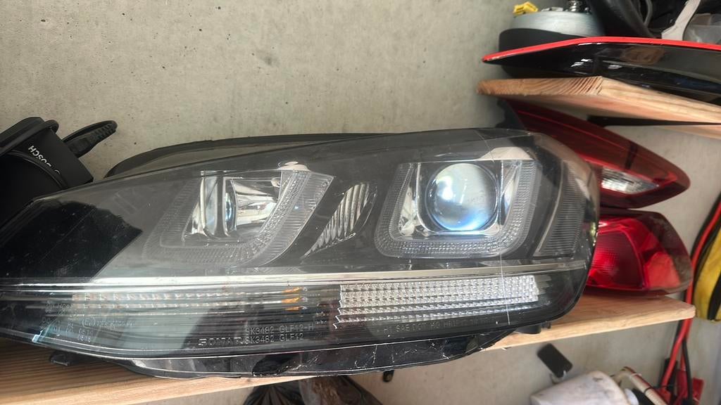 Koplamp golf7 linksvoor compleet, Auto-onderdelen, Ophalen of Verzenden