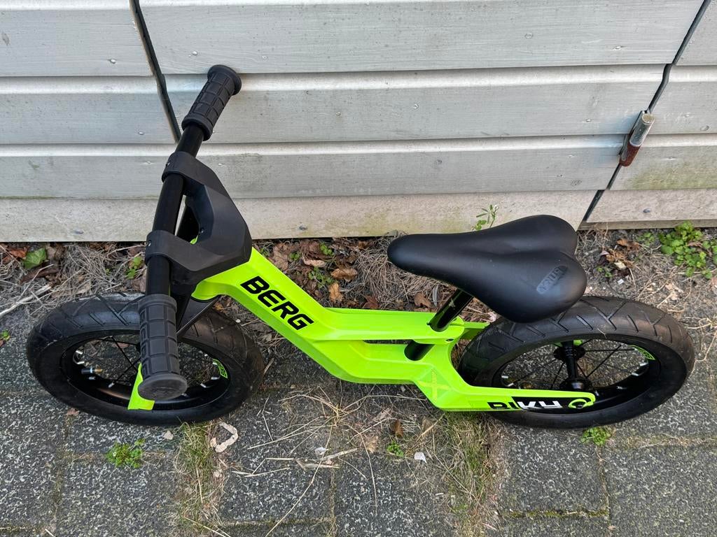 BERG Biky loopfiets - Groen, Kinderen en Baby's, Speelgoed | Buiten | Voertuigen en Loopfietsen, Ophalen, Zo goed als nieuw, Loopfiets