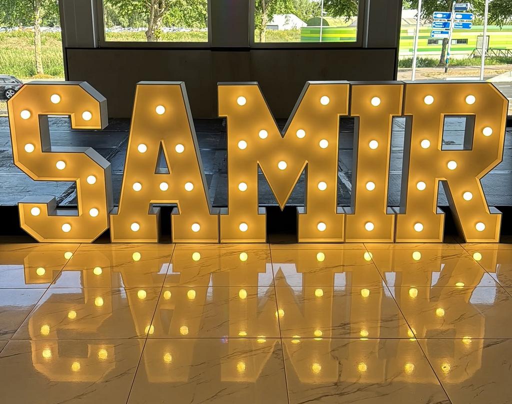 Lichtletters -lichtcijfers €30 per stuk ZELF OPHALEN, Ophalen, Nieuw, Verjaardag