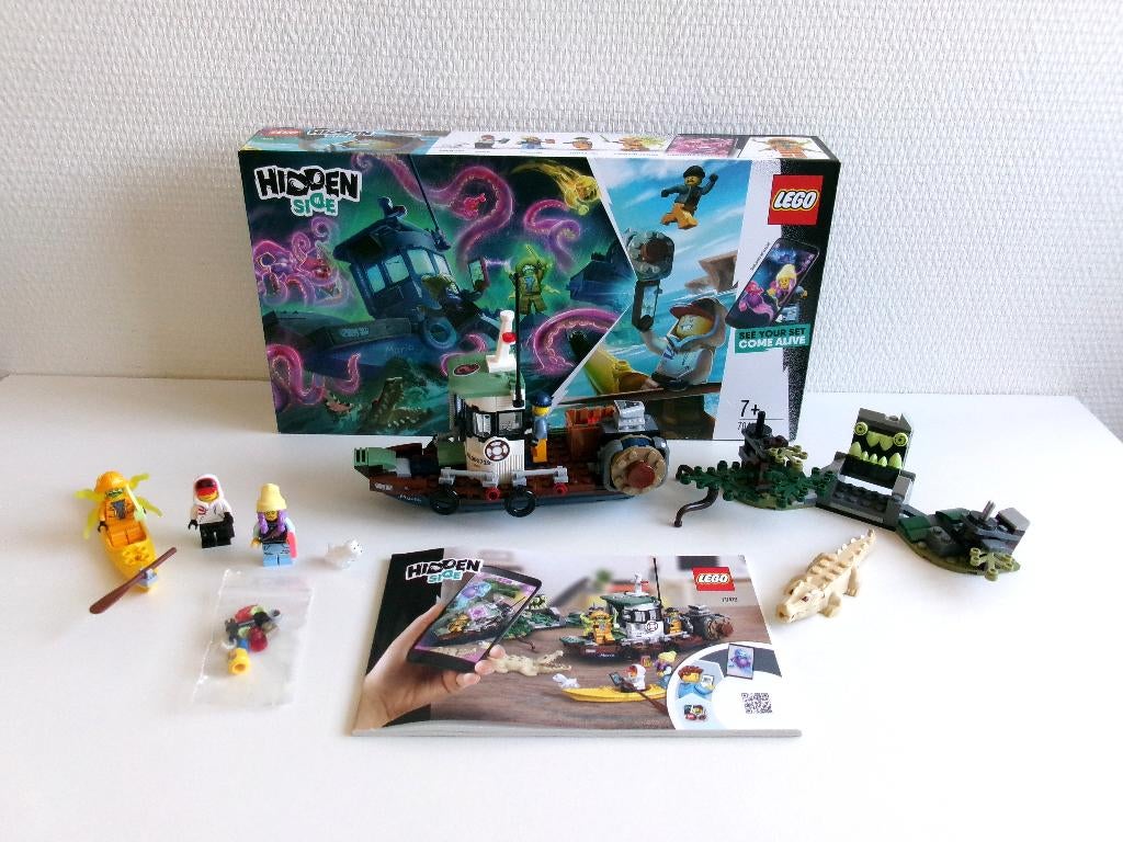 Lego Hidden Side 70419 Schipbreuk Met Garnalenboot uit 2019, Ophalen of Verzenden, Zo goed als nieuw, Complete set, Lego