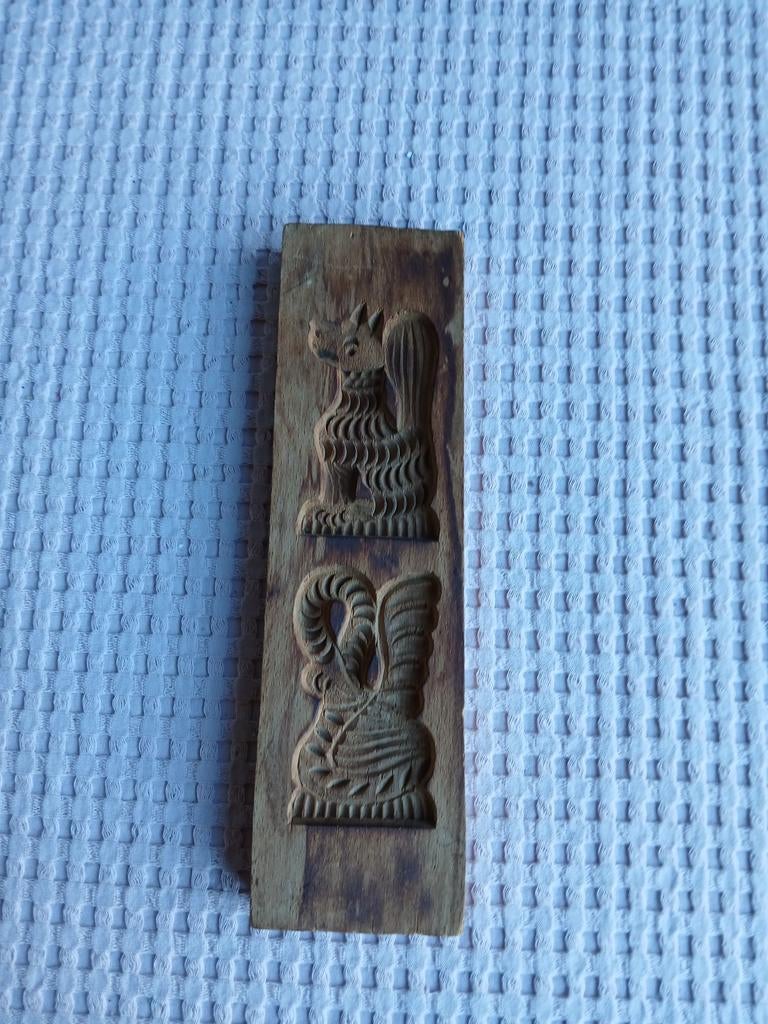 Houten speculaasplank met twee figuren, Huis en Inrichting, Ophalen of Verzenden