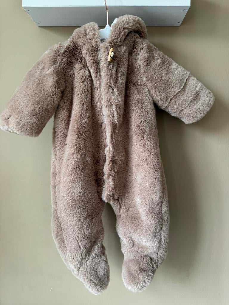 Zara beige bruin Kinderwagen pakje, berenpak, nieuw, maat 68, Kinderen en Baby's, Ophalen of Verzenden, Nieuw, Jongetje of Meisje