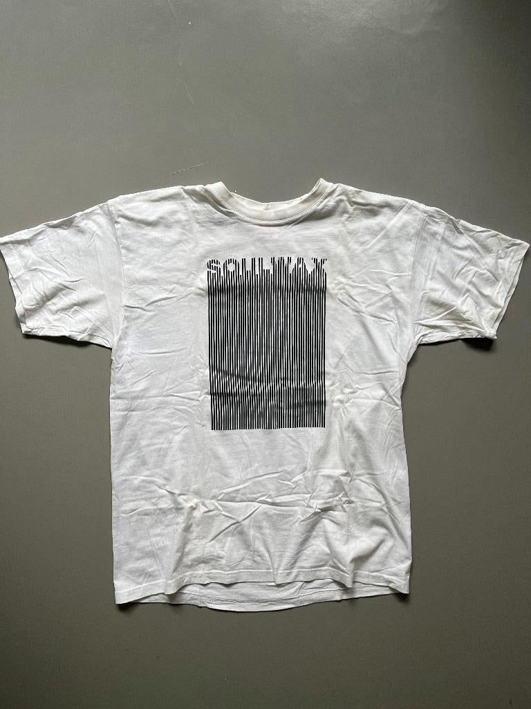 Soulwax - Any Minute Now bandshirt 2004 band t-shirt, Kleding | Heren, T-shirts, Zo goed als nieuw, Wit, Ophalen of Verzenden