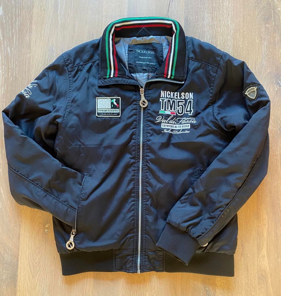 Nickelson Herenjack maat L, Ophalen, Gedragen, Maat 52/54 (L), Blauw