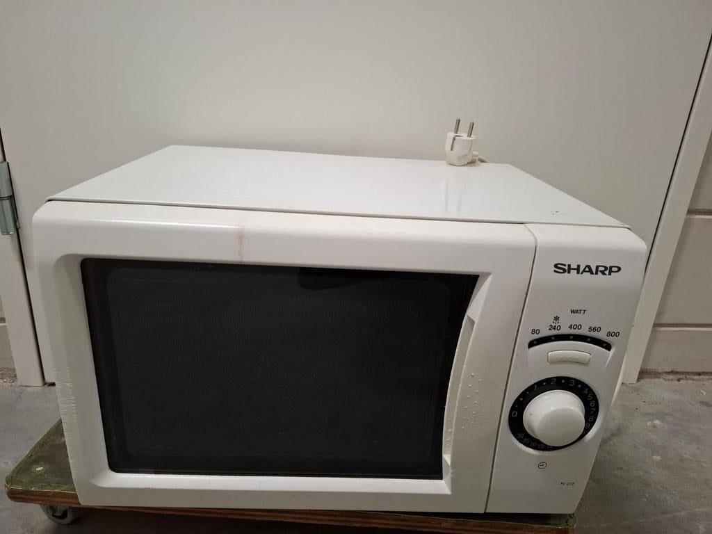 SHARP magnetron  - Uitstekende staat!, Witgoed en Apparatuur, Ophalen, Draaiplateau, Vrijstaand, Magnetron