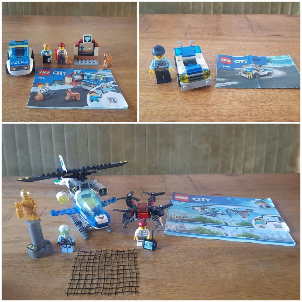 Lego City politie diverse sets, Ophalen of Verzenden, Zo goed als nieuw, Complete set, Lego