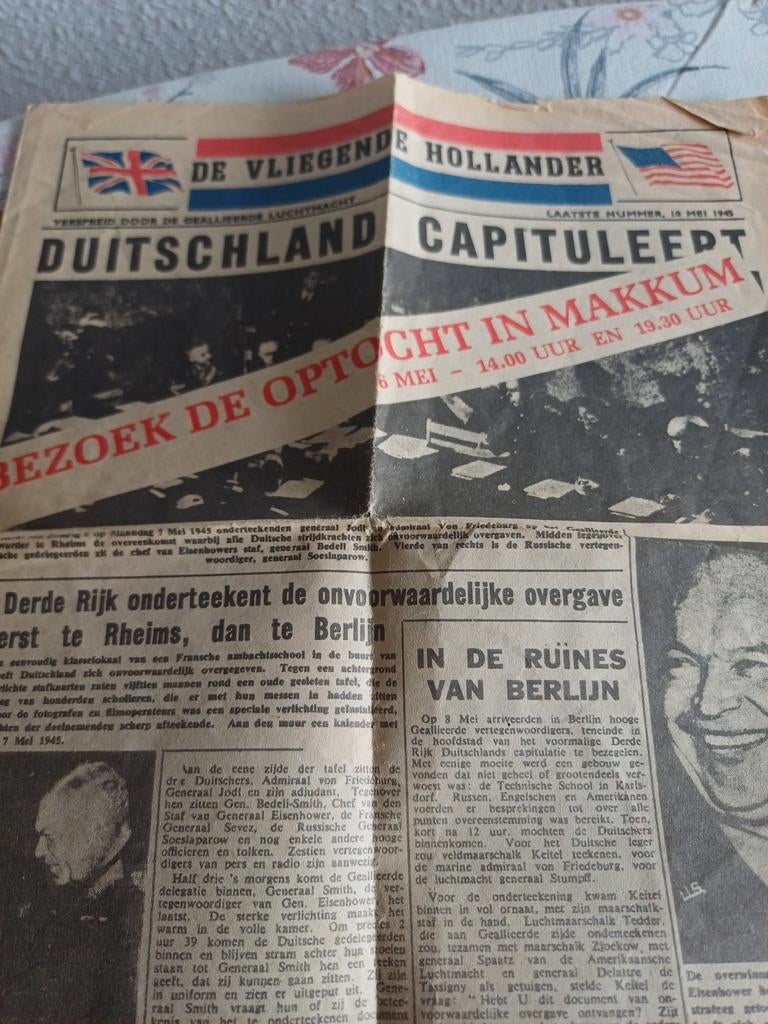 OUDE KRANT DE VLIEGENDE HOLLANDER, Verzamelen, Ophalen, Krant