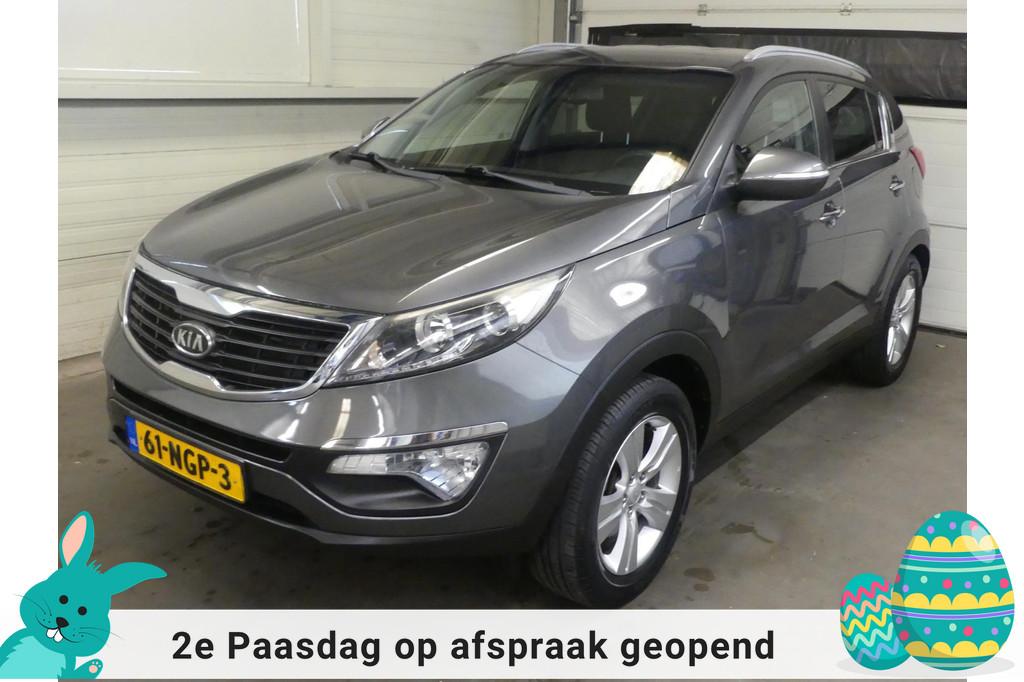Kia Sportage 2.0 X-ecutive Plus Pack - 7 persoons - Keurig O, Auto's, Kia, Gebruikt, Zwart, 4 cilinders, Leder en Stof