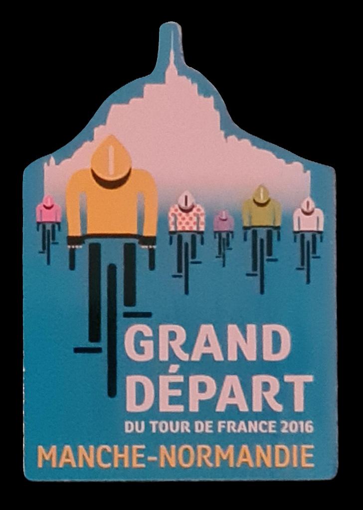 Grand Départ du Tour de France 2016 Manche-Normandië pin, Verzenden, Nieuw, Sport, Speldje of Pin