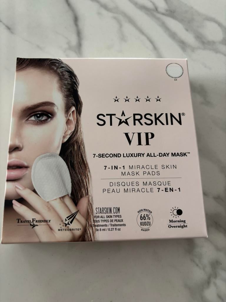 STARSKIN VIP 7-in-1 Miracle Skin Mask Pads, Ophalen of Verzenden, Nieuw, Gehele gezicht, Verzorging