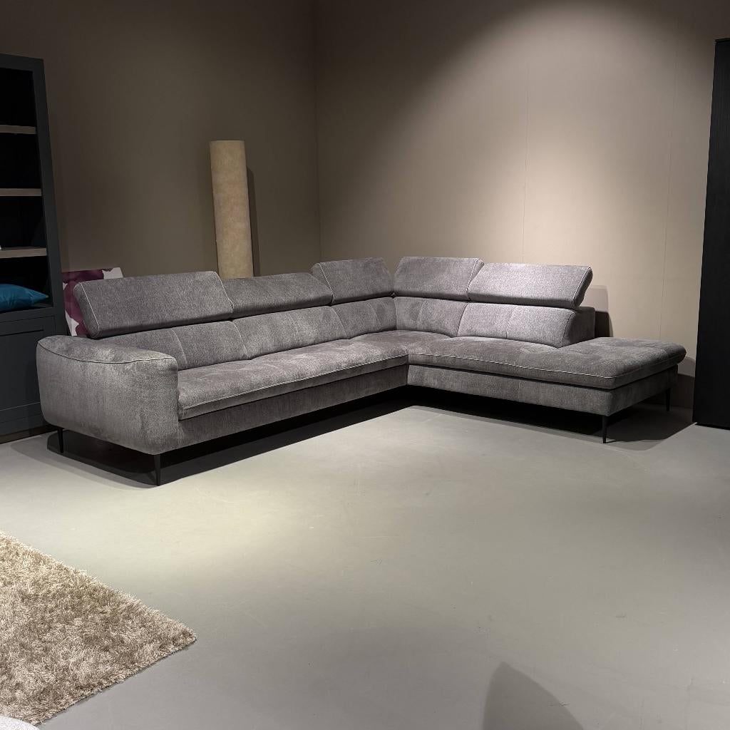 hoekbank Xooon talisman antraciet **Showroom verkoop**, Ophalen, 250 tot 300 cm, Hoekbank, Nieuw