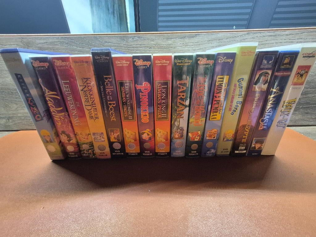 Disney Videobanden, Gebruikt, Tekenfilm, Alle leeftijden, Ophalen of Verzenden