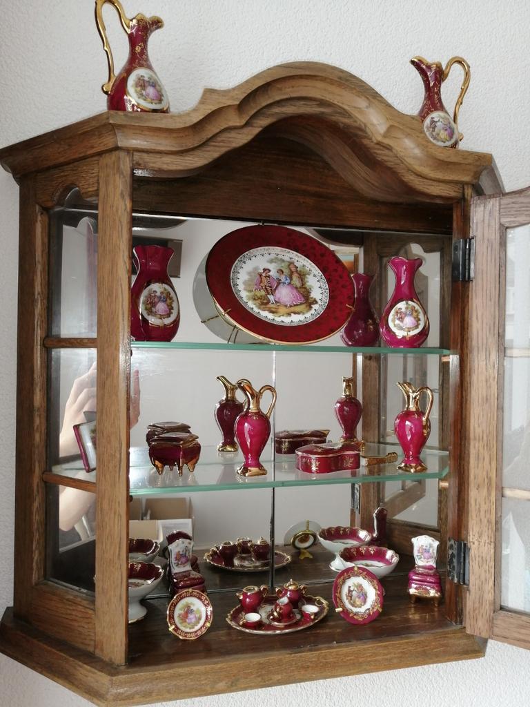 Limoges porseleinen serviesgoed in miniatuur, Ophalen, Gebruikt, Porselein, Overige typen