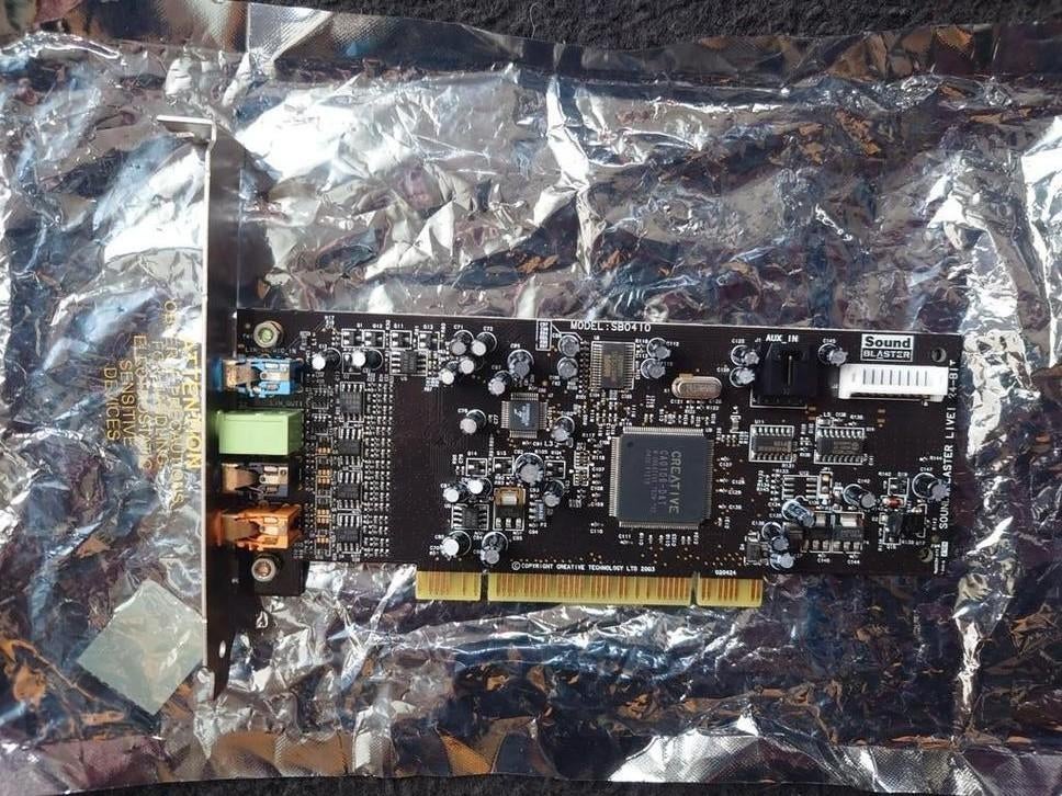 Sound Blaster Live! SB0410 Geluidskaart, Computers en Software, Ophalen of Verzenden, Gebruikt, Intern, Sound Blaster