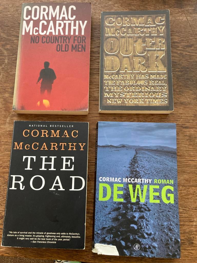 Cormac McCarthy Boeken: The Road, No Country for Old Men, Ou, Verzenden, Gelezen, Amerika