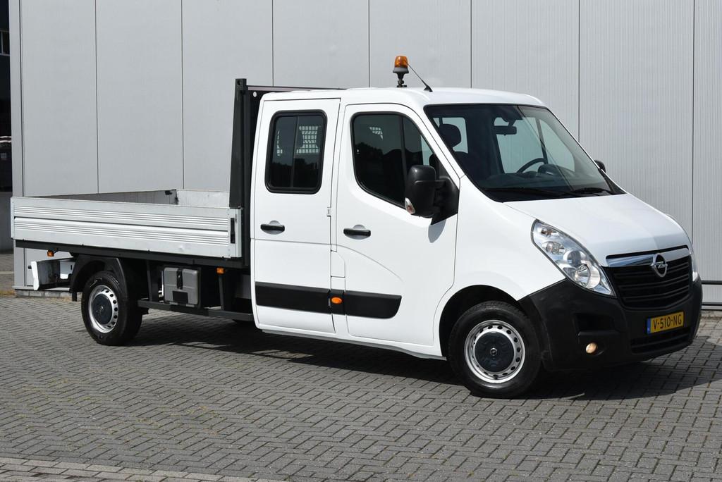 Opel Movano 2.3 CDTI 170 Pk E6 L3 DC Pickup Clima Navi Cruis, Auto's, Opel, Stof, Gebruikt, Bedrijf, Start-stop-systeem