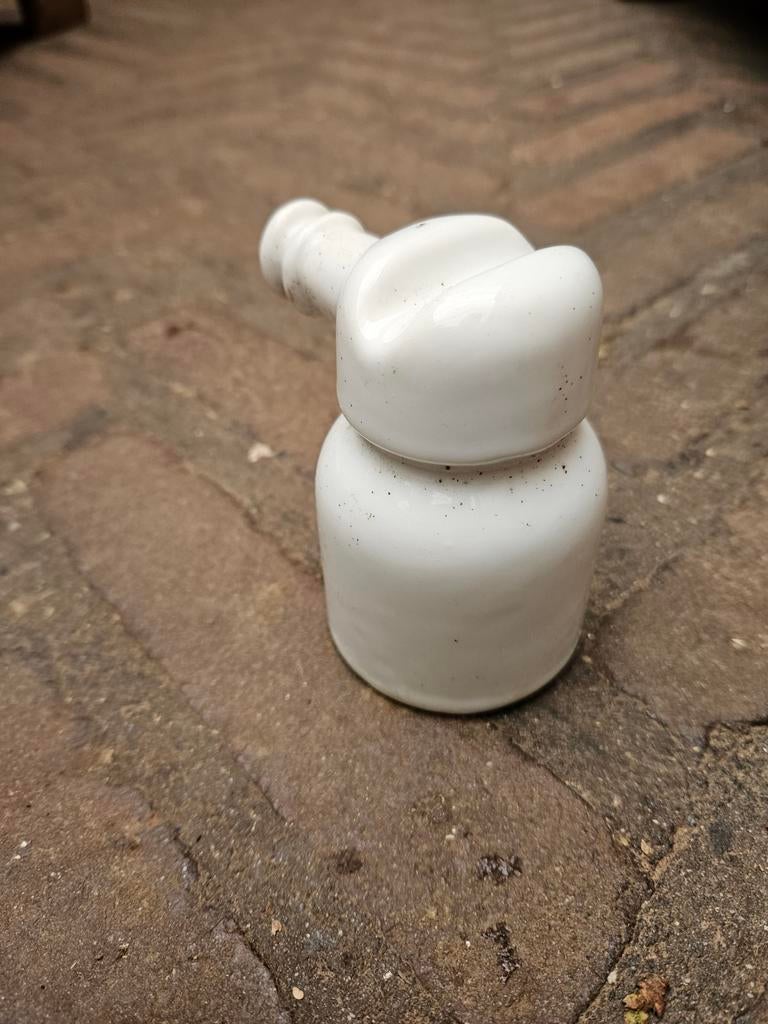 Vintage Porseleinen Isolator - Decoratief Onderdeel, Ophalen