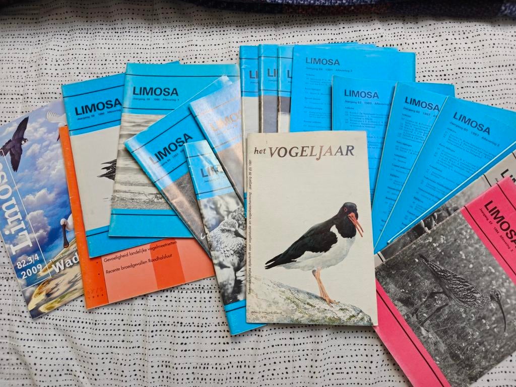 Limosa tijdschriften vogels 1984-1994, Ophalen, Gelezen, Wetenschap en Natuur