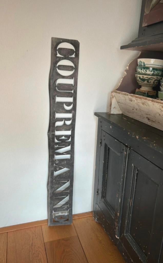 Frans zinken sjabloon letters, Ophalen of Verzenden