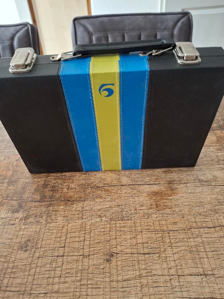 Backgammon in koffer, Ophalen of Verzenden, Zo goed als nieuw