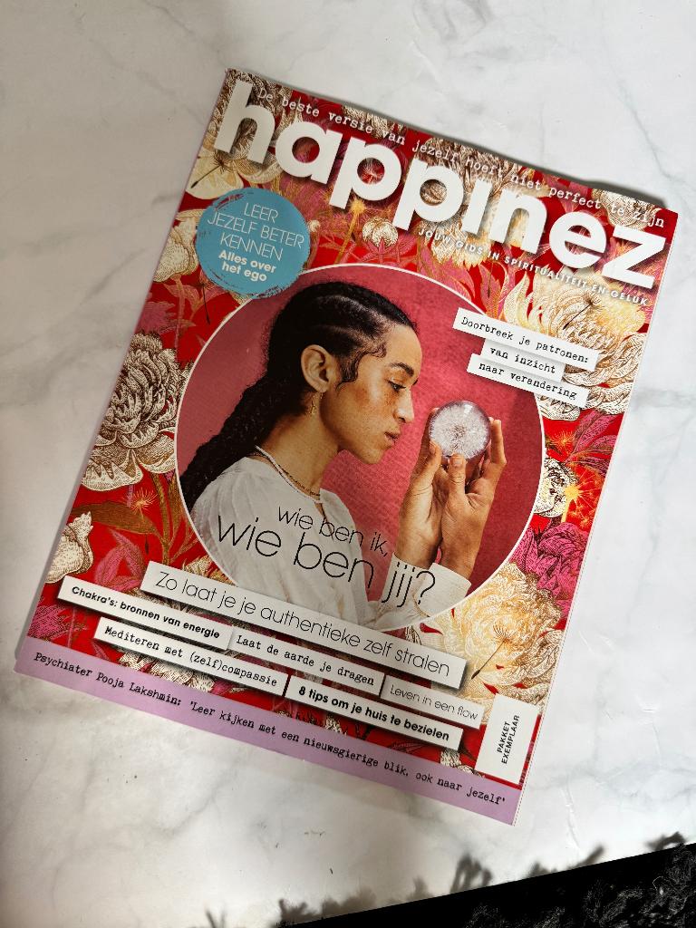 Happinez nummer #3 uit 2023, Ophalen of Verzenden, Gelezen, Lichaam en Geest
