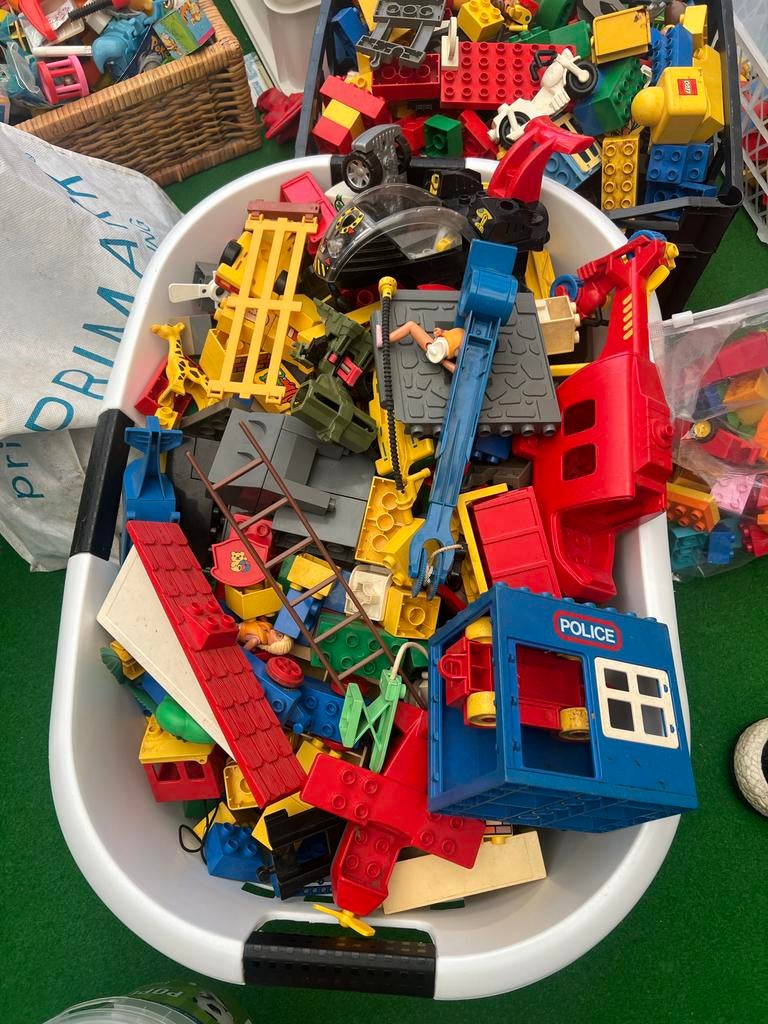 Duplo zeer grote verzameling, Ophalen, Gebruikt, Losse stenen, Duplo