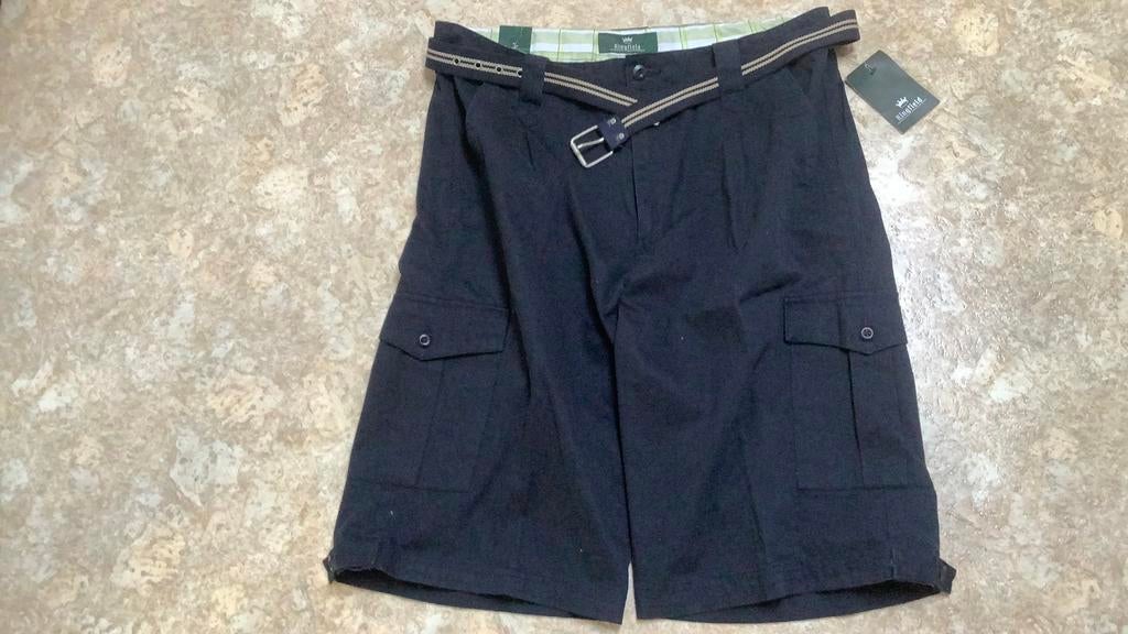 Kingfield heren korte broek cargomodel maat  54 100% katoen, Ophalen, Nieuw, Maat 52/54 (L), Blauw