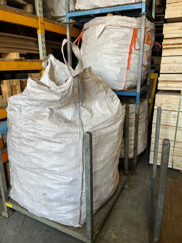 5 big bag briketten, Tuin en Terras, Haardhout, Minder dan 3 m³, Ophalen