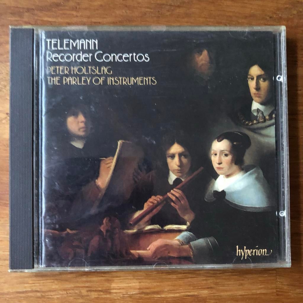 Telemann Recorder Concertos - Peter Holtslag CD, Cd's en Dvd's, Cd's | Klassiek, Ophalen of Verzenden, Barok, Zo goed als nieuw