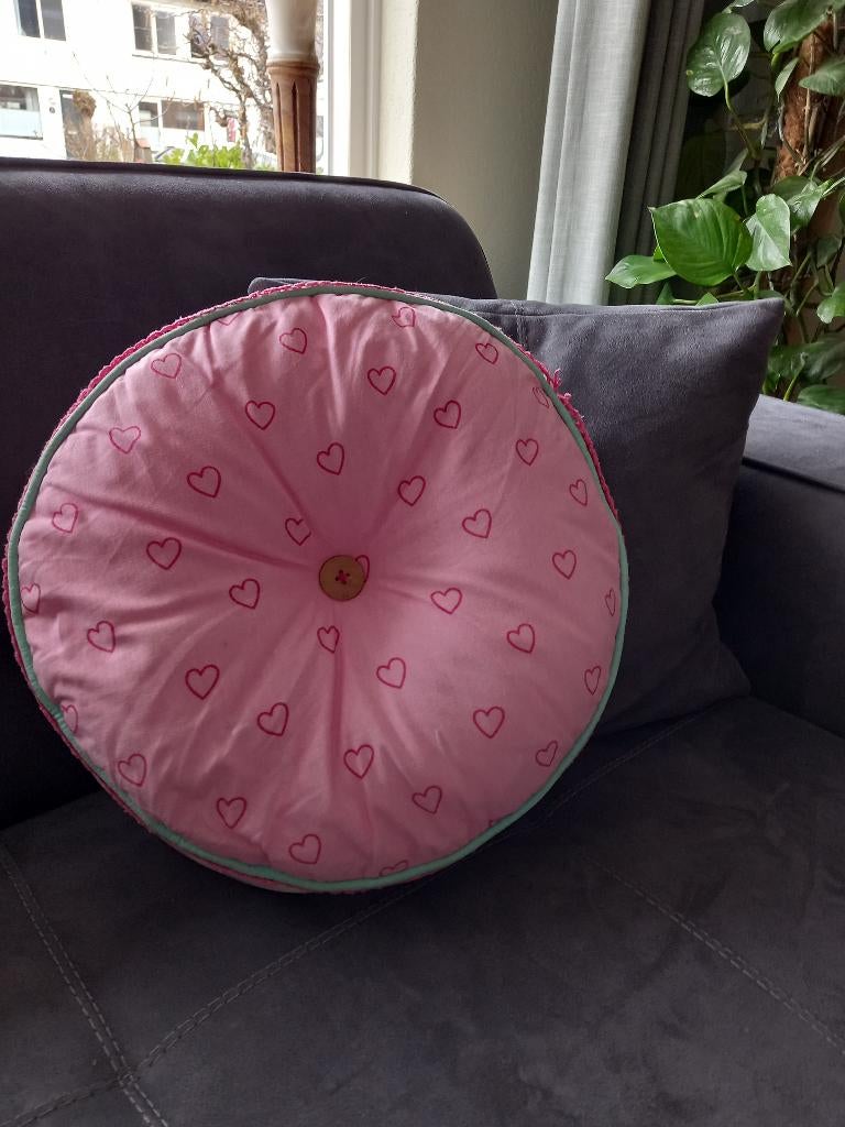 Kussen van LIEF rond roze, Ophalen of Verzenden, Zo goed als nieuw, Roze, Rond