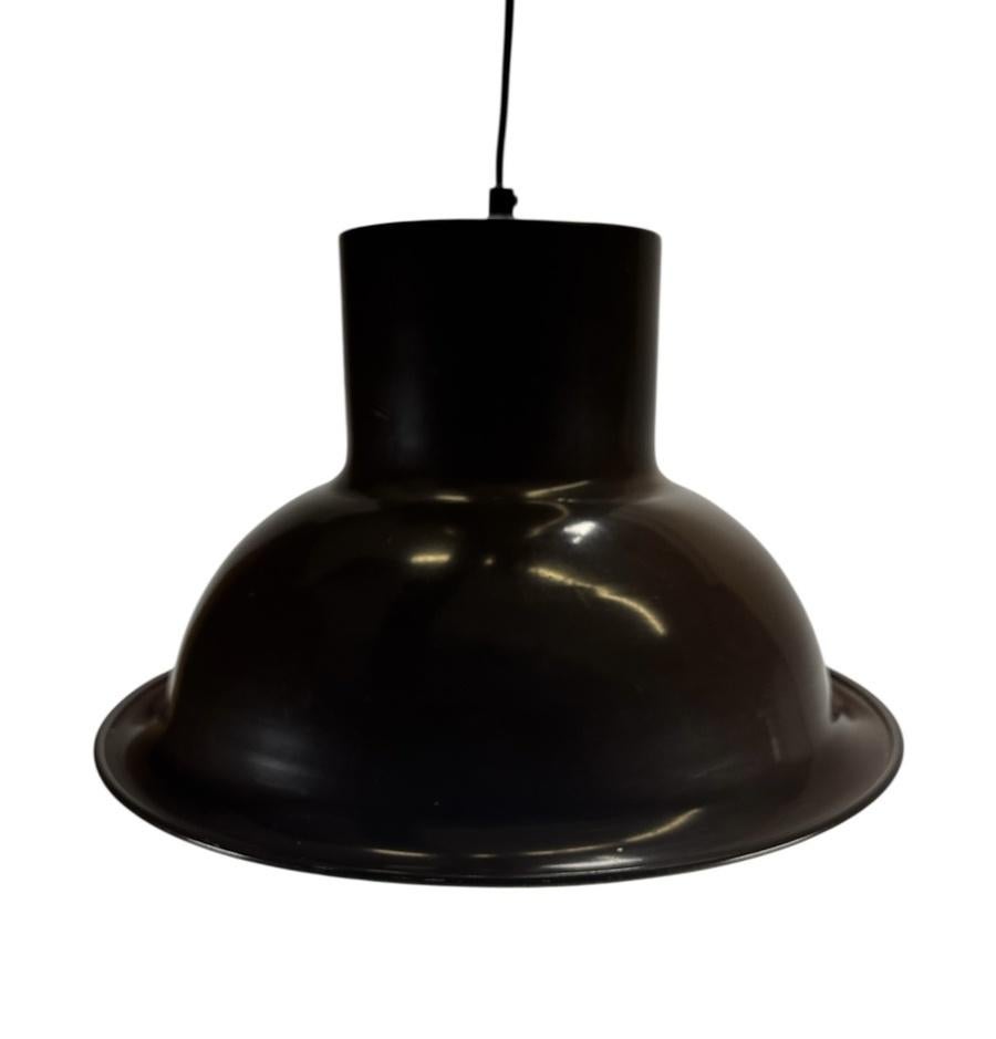 1404. Emaille hanglamp, tweede helft 20e eeuw, Ophalen of Verzenden