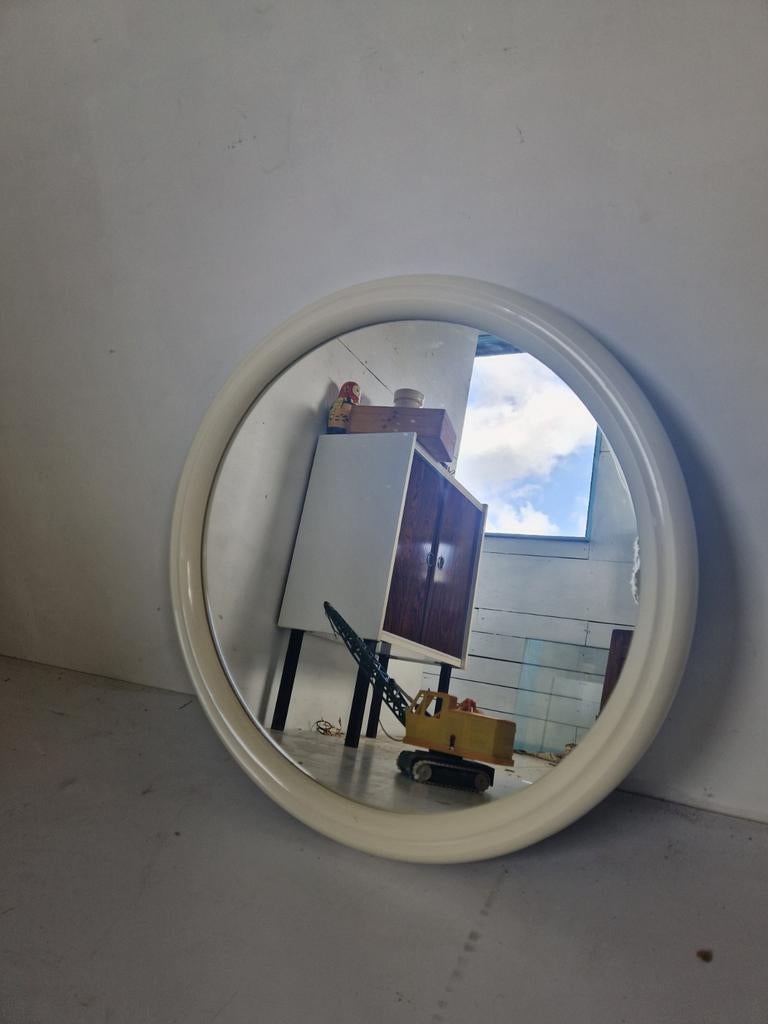 Vintage space age spiegel design 50 cm., Huis en Inrichting, Woonaccessoires | Spiegels, Minder dan 50 cm, Onbekend, Ophalen of Verzenden