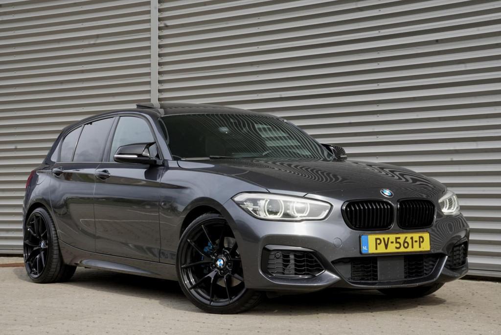 BMW 1-serie 125D M-SPORT SHADOW |ACC|KEYLESS |SCHUIFDAK |TRE, Auto's, Achterwielaandrijving, Euro 6, 4 cilinders, Leder