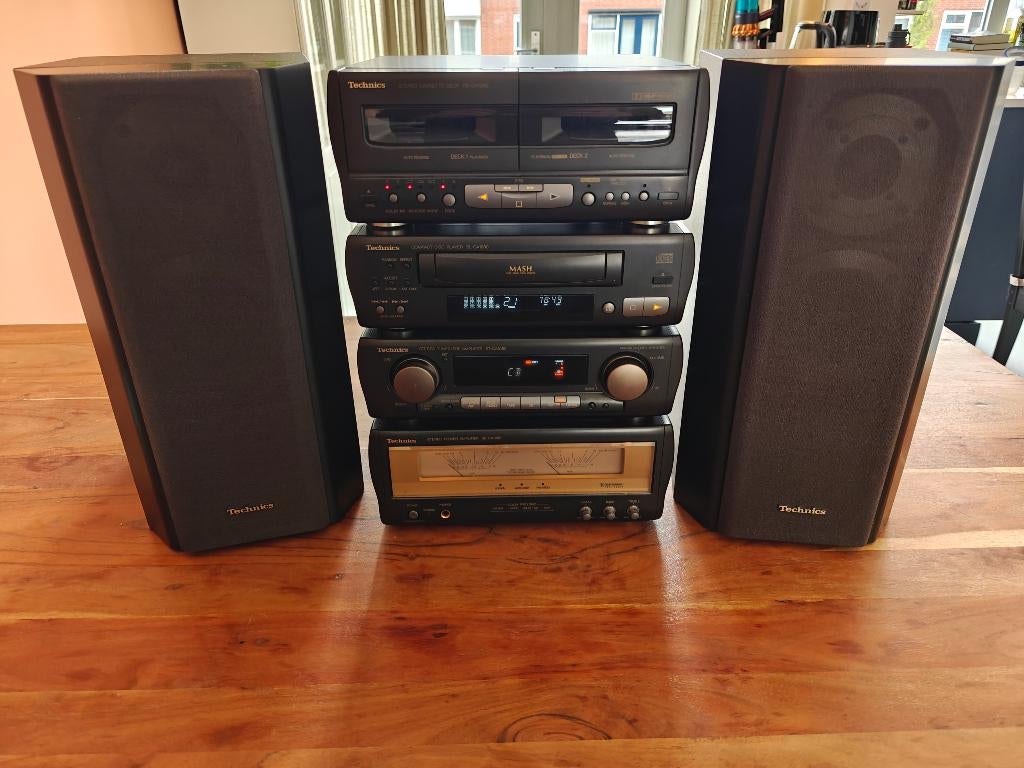 Technics CA1080 stereo set met speakers – vintage hifi, Audio, Tv en Foto, Stereo-sets, Ophalen, Tuner of Radio, Overige merken