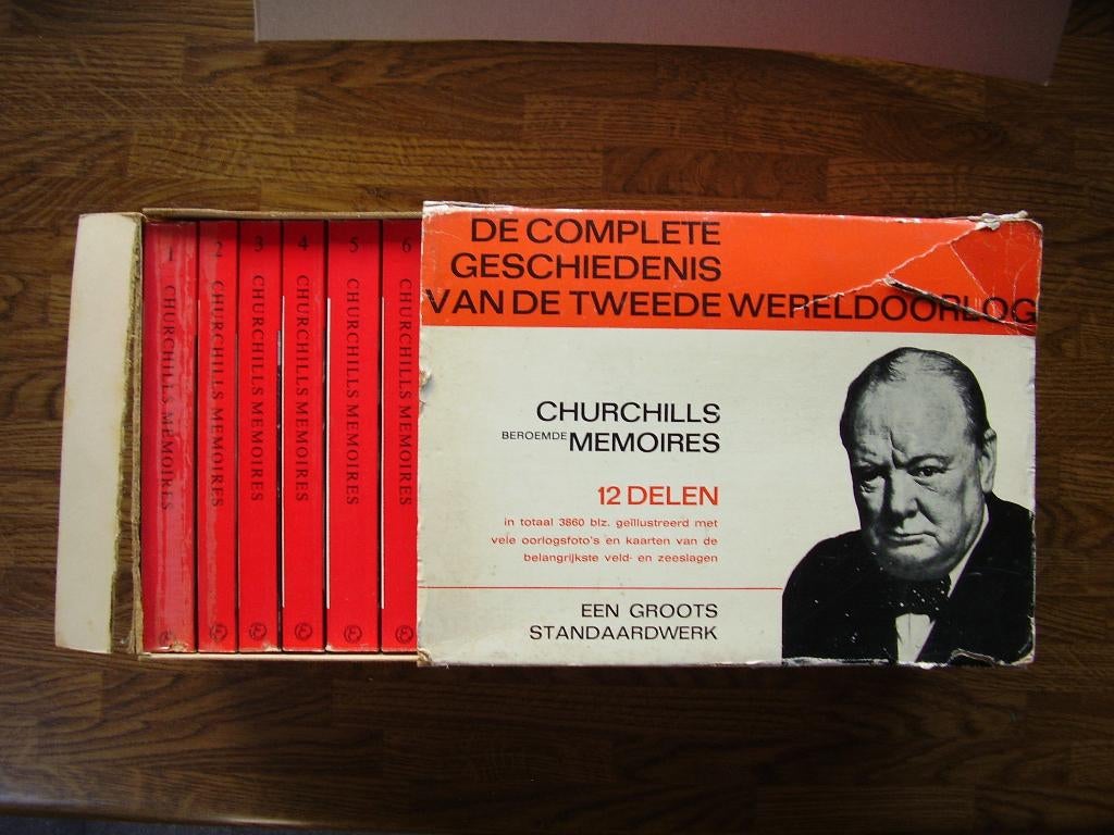 Churchill's memoires over de tweede wereldoorlog, Ophalen of Verzenden, Tweede Wereldoorlog, Zo goed als nieuw, Overige onderwerpen