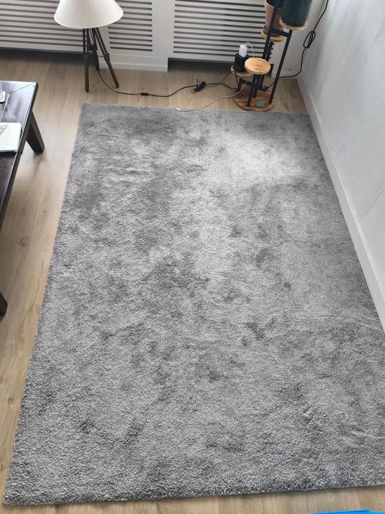 Grijs vloerkleed, Ophalen, Grijs, Rechthoekig, 200 cm of meer