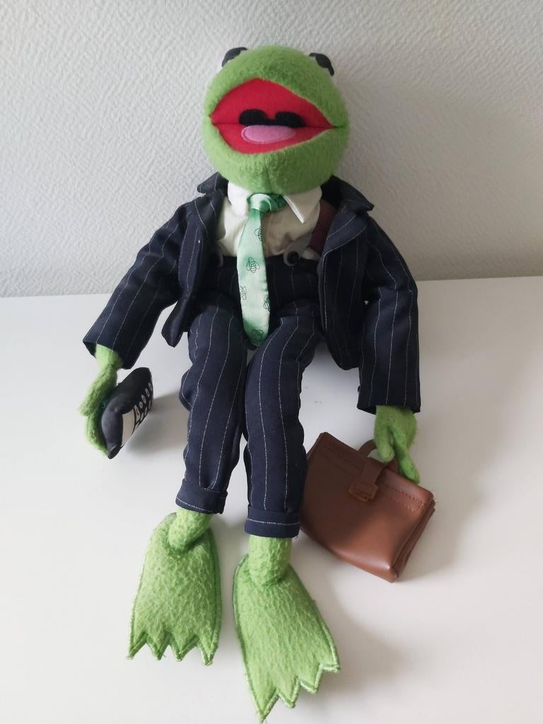 Muppet kermit de kikker jim Henson, Ophalen of Verzenden, Zo goed als nieuw