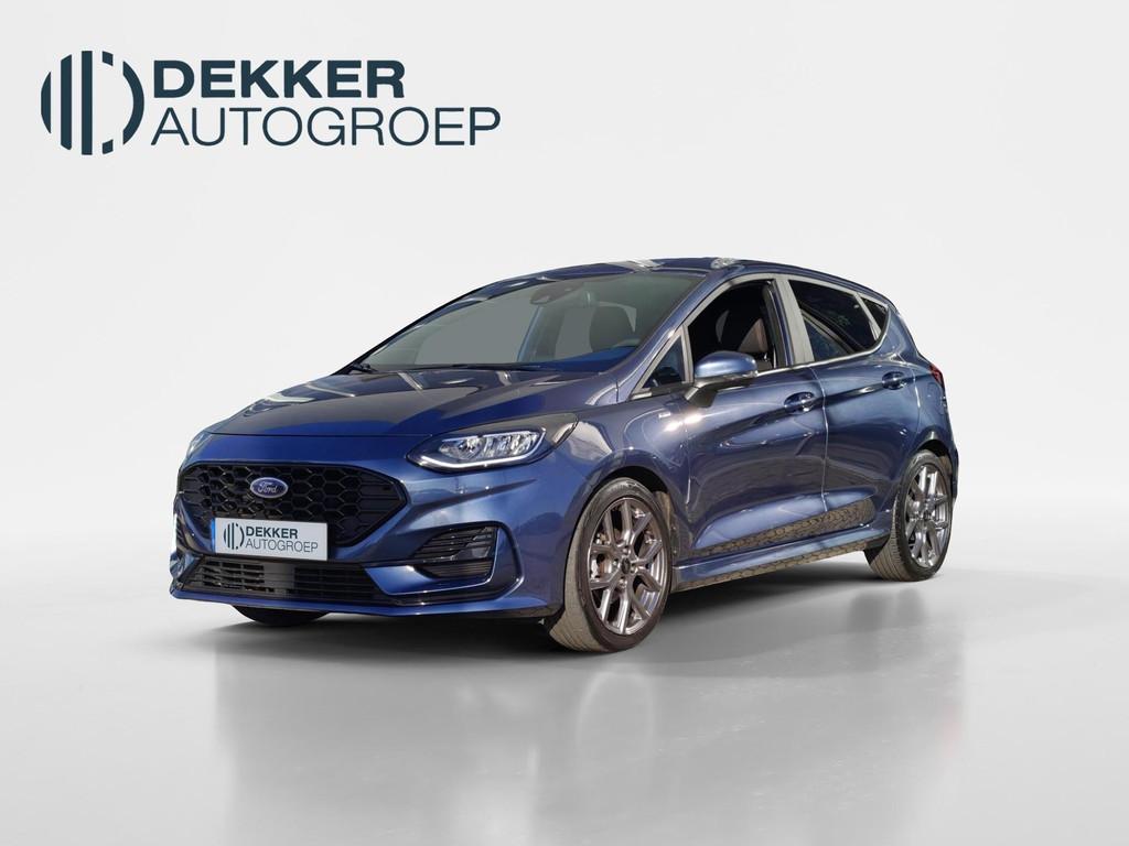 Ford Fiesta 1.0 EcoBoost Hybrid ST-Line 125 pk | WINTER PACK, Voorwielaandrijving, Gebruikt, Euro 6, Blauw