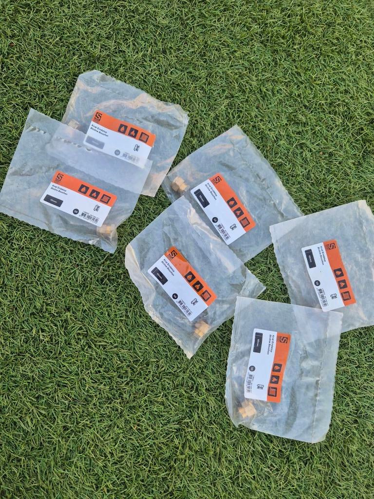 6x Knel Eindstop 10mm - Nieuw in verpakking, Ophalen