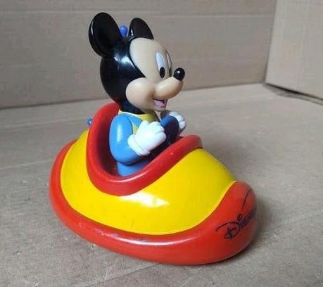 Vintage Mickey Mouse Disneyland Paris botsauto jaren '90, Verzamelen, Ophalen of Verzenden, Mickey Mouse, Zo goed als nieuw