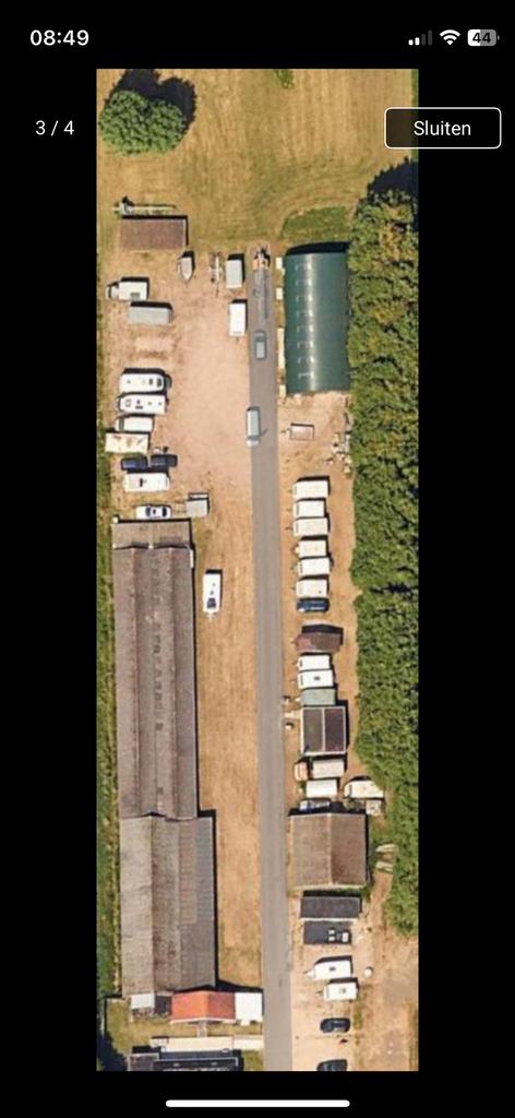 Stalling, campers caravans vouwwagens trailers & boten.