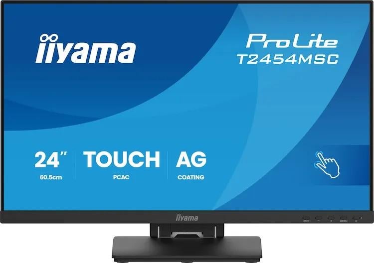 iiyama ProLite T2454MSC-B3AG 24" Full HD Touchscreen IPS, Computers en Software, Monitoren, Iiyama, HDMI, Nieuw, Full HD