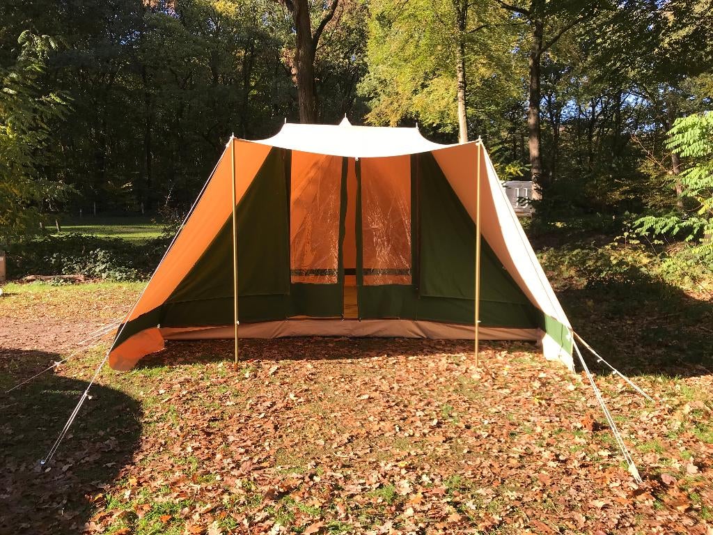 ESVO Stolp 600 luxe katoenen tent 8 persoons, Caravans en Kamperen, Tenten, Ophalen, Gebruikt, Meer dan 6