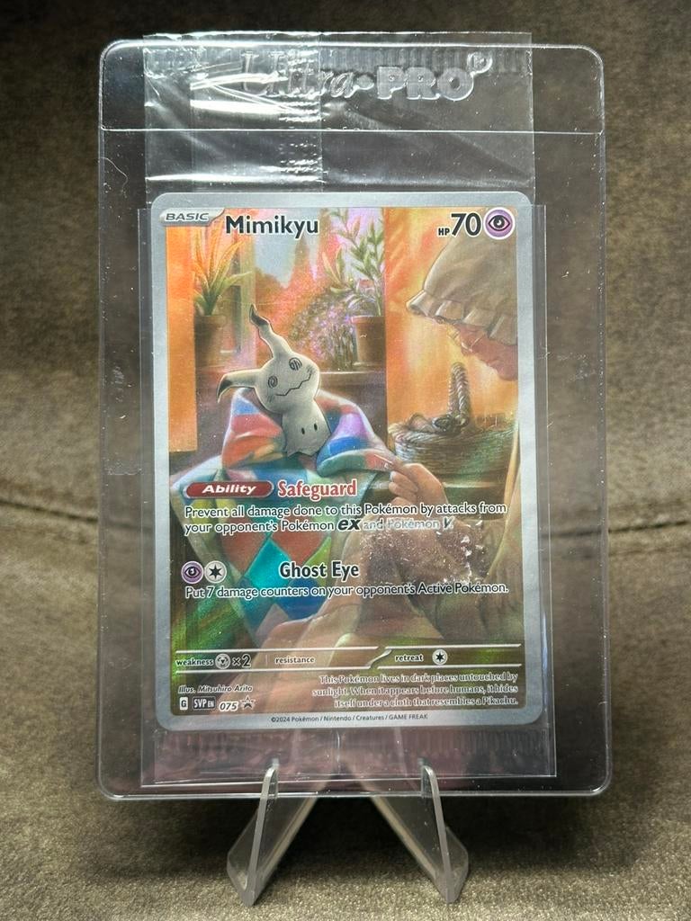 Mimikyu #75 075 SVP Sealed (Pokemon Promo) 35, Ophalen of Verzenden, Zo goed als nieuw